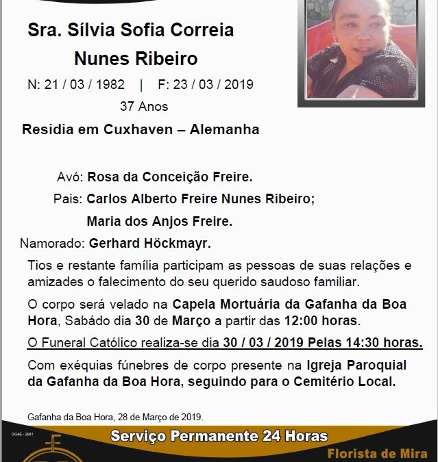 Sra. Sílvia Sofia Correia Nunes Ribeiro