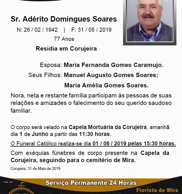 Sr. Adérito Domingues Soares