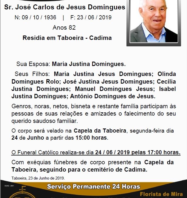 Sr. José Carlos de Jesus Domingues