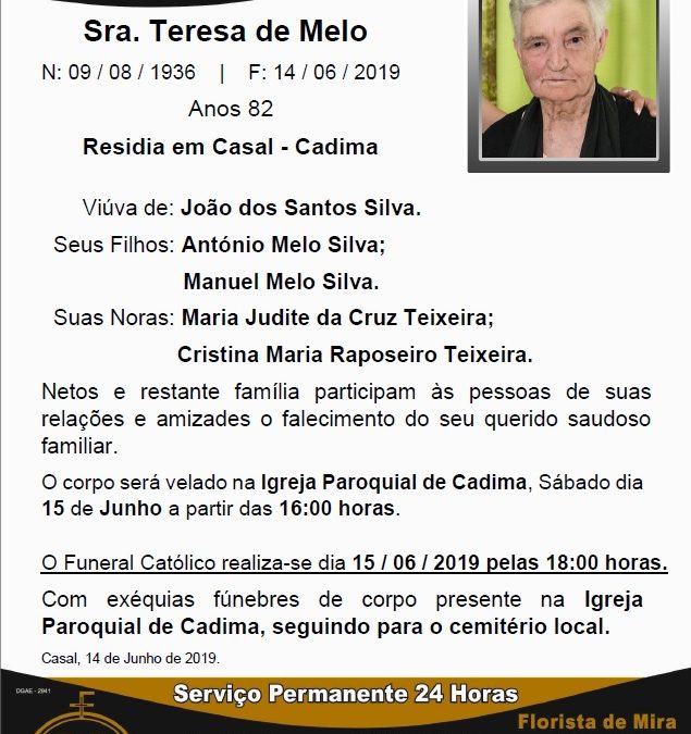 Sra. Teresa de Melo