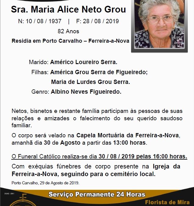 Sra. Maria Alice Neto Grou