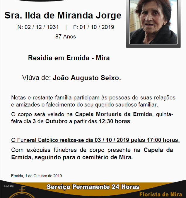 Sra. Ilda de Miranda Jorge