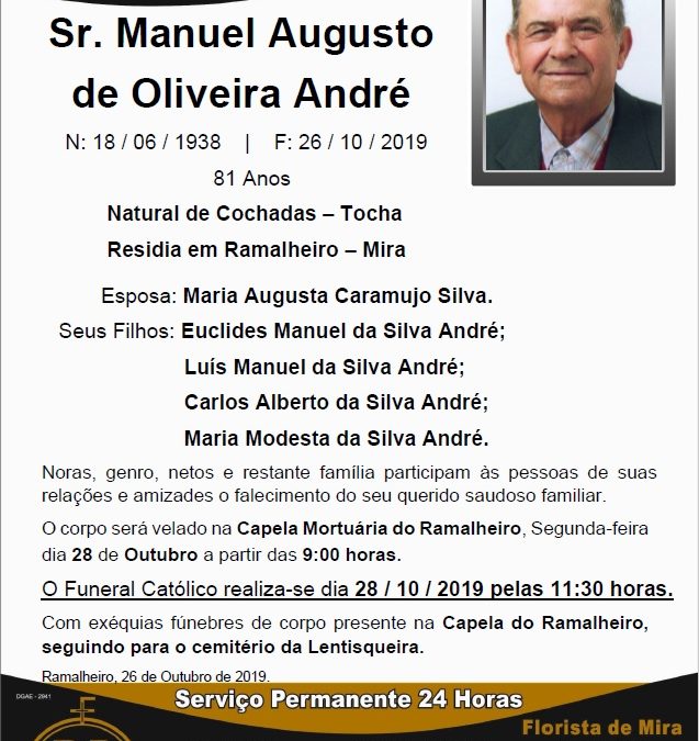 Sr. Manuel Augusto de Oliveira André