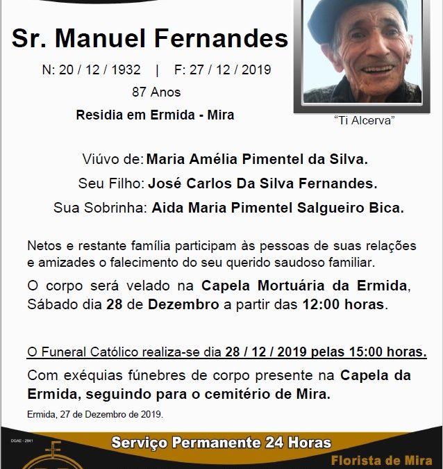 Sr. Manuel Fernandes