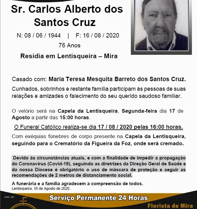 Sr. Carlos Alberto dos Santos Cruz
