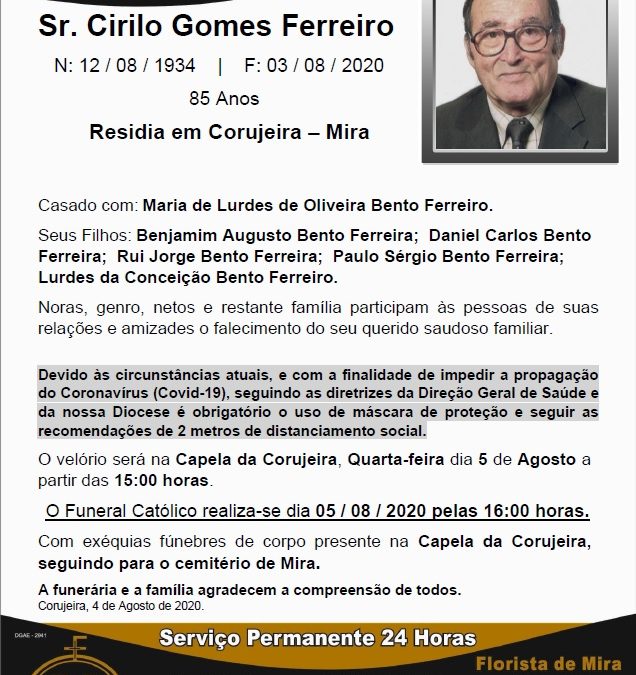 Sr. Cirilo Gomes Ferreiro
