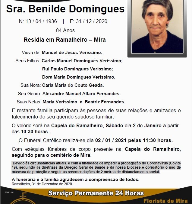 Sra. Benilde Domingues