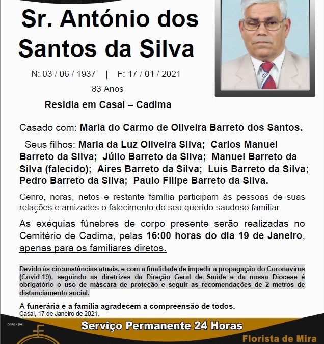 Sr. António dos Santos da Silva