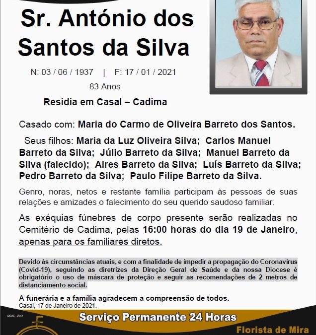 Sr. António dos Santos da Silva
