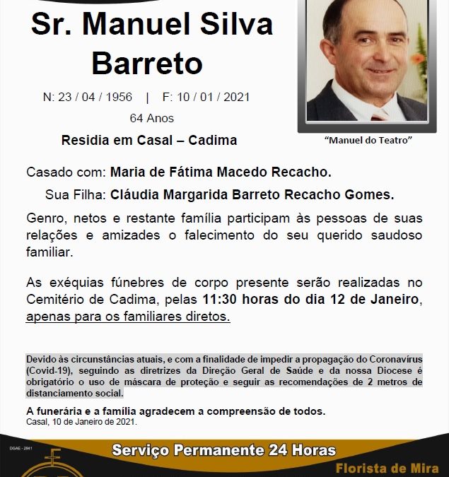 Sr. Manuel Silva Barreto
