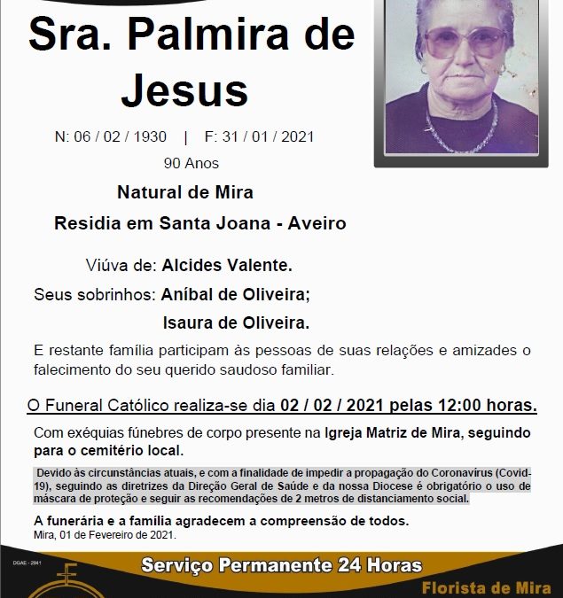 Sra. Palmira de Jesus