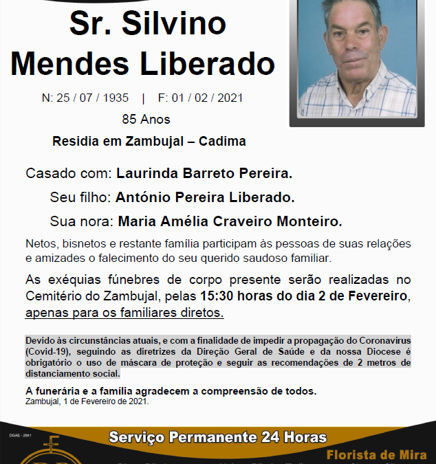 Sr. Silvino Mendes Liberado