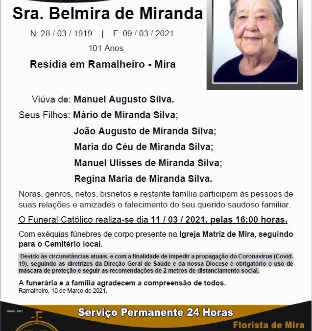 Sra. Belmira de Miranda