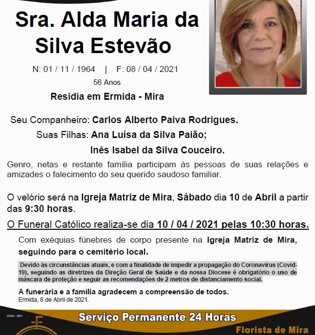 Sra. Alda Maria da Silva Estevão