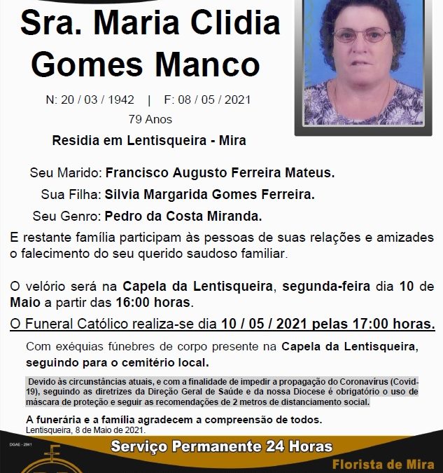 Sra. Maria Clidia Gomes Manco
