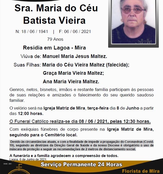 Maria do Céu Batista Vieira