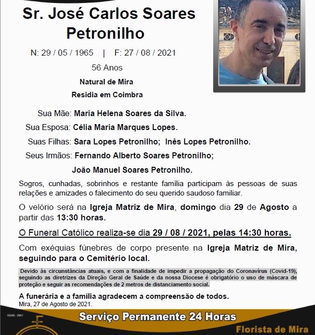 Sr. José Carlos Soares Petronilho