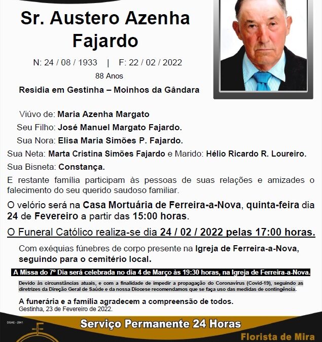 Sr. Austero Azenha Fajardo