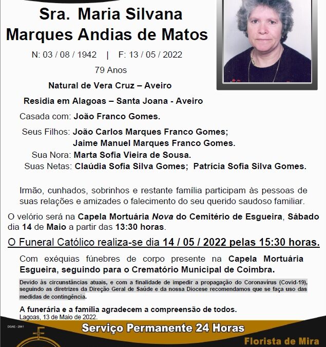 Sra. Maria Silvana Marques Andias de Matos