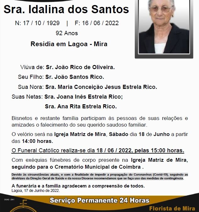 Sra. Idalina dos Santos