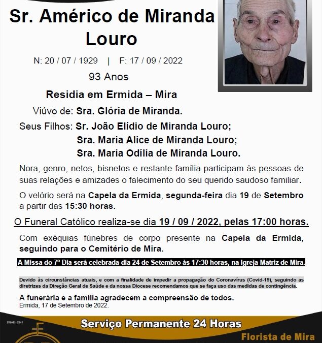 Sr. Américo de Miranda Louro