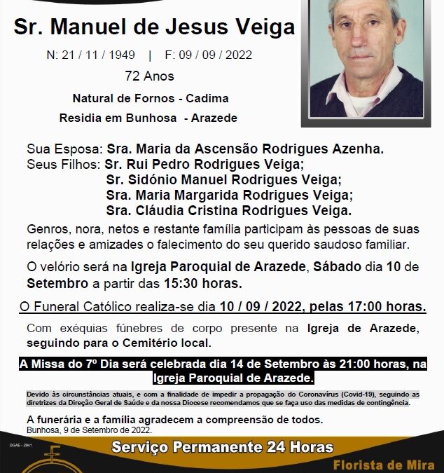 Sr. Manuel de Jesus Veiga