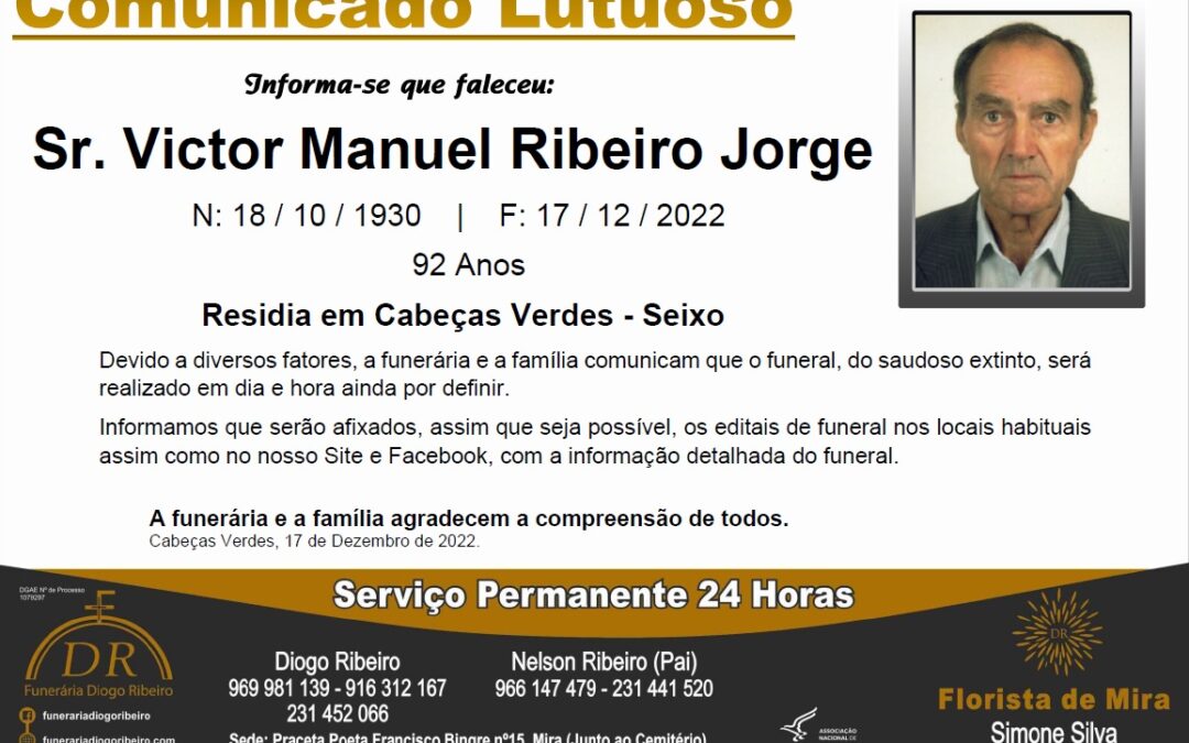 Sr. Victor Manuel Ribeiro Jorge