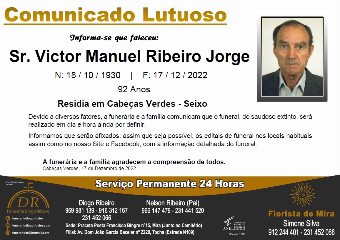 Sr. Victor Manuel Ribeiro Jorge