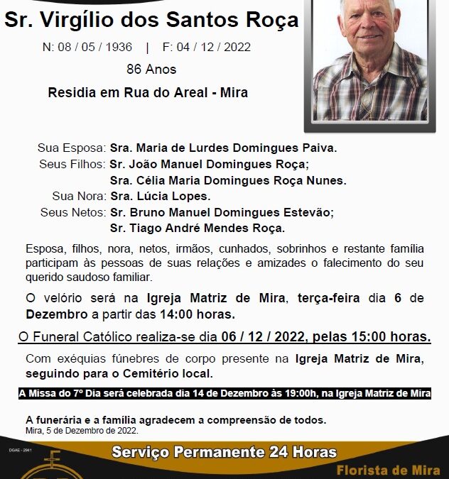 Sr. Virgílio dos Santos Roça