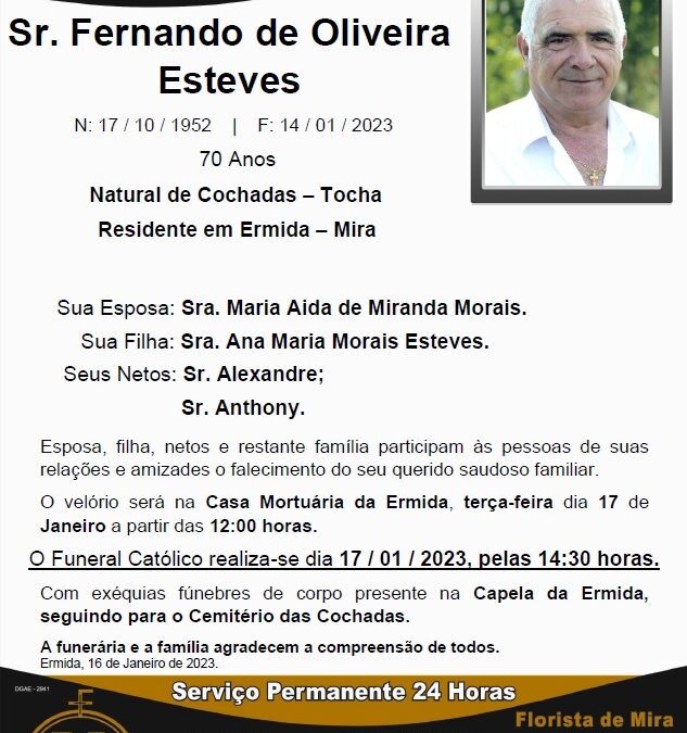 Sr. Fernando de Oliveira Esteves