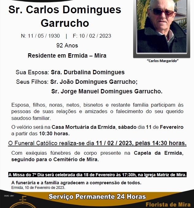 Sr. Carlos Domingues Garrucho