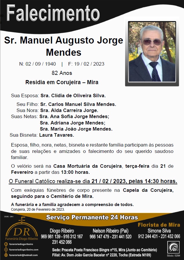 Sr. Manuel Augusto Jorge Mendes