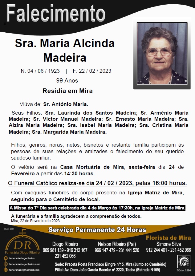 Sra. Maria Alcinda Madeira