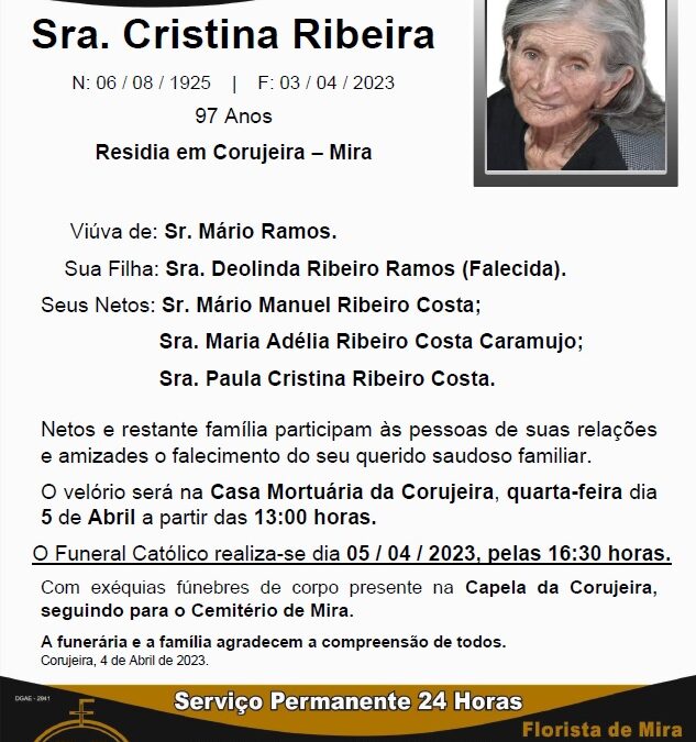 Sra. Cristina Ribeira