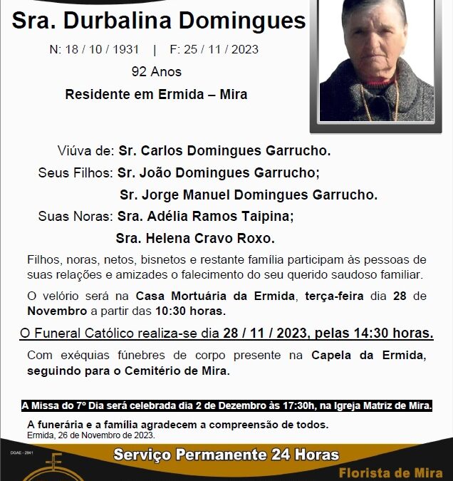 Sra. Durbalina Domingues