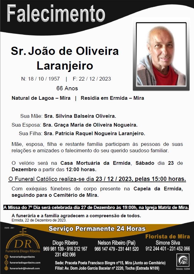 Sr. João de Oliveira Laranjeiro