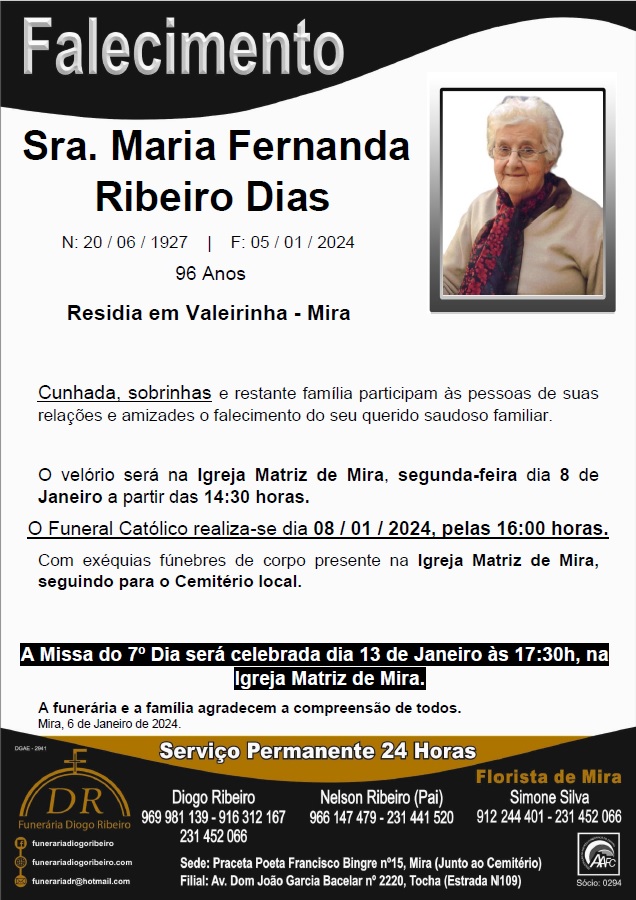 Sra. Maria Fernanda Ribeiro Dias