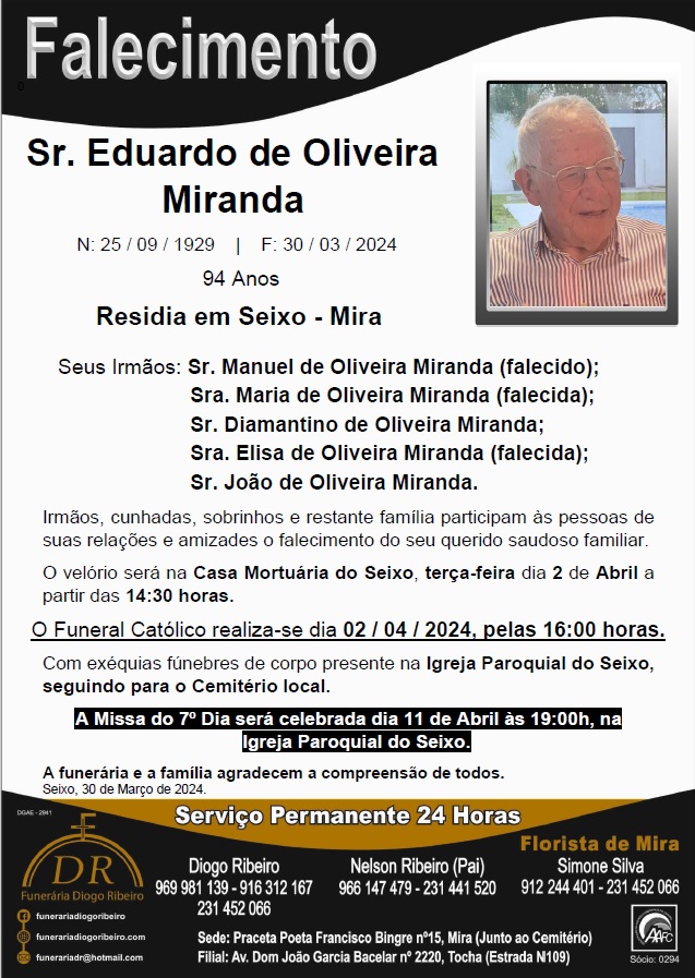 Sr. Eduardo de Oliveira Miranda