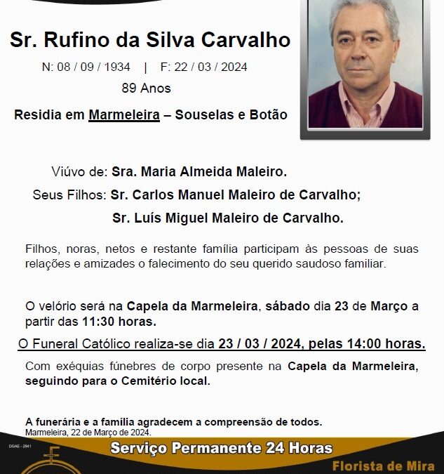 Sr. Rufino da Silva Carvalho