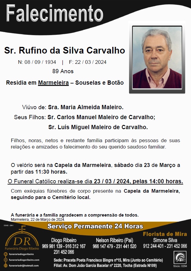 Sr. Rufino da Silva Carvalho