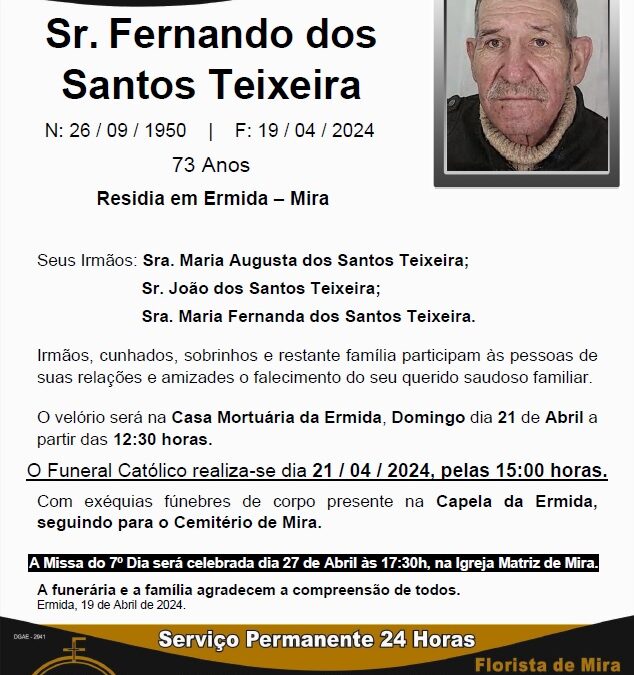 Sr. Fernando dos Santos Teixeira