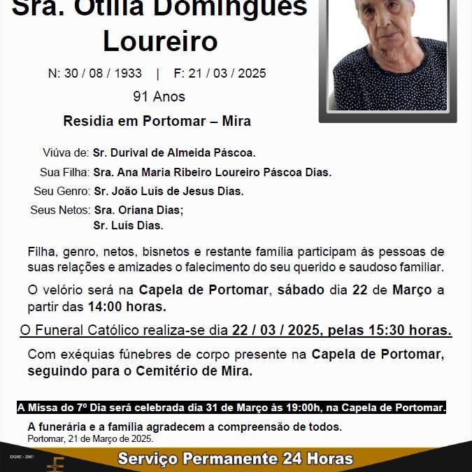 Sra. Otília Domingues Loureiro