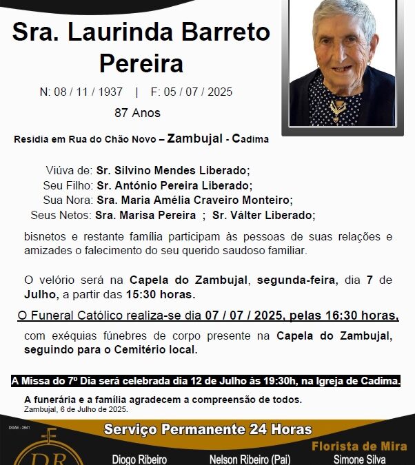 Sra. Laurinda Barreto Pereira