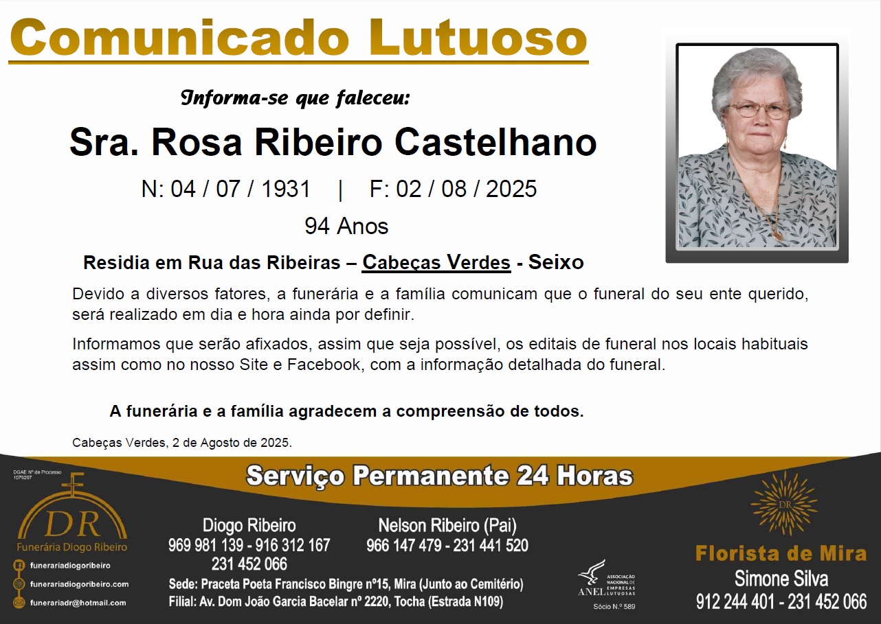 Sra. Rosa Ribeiro Castelhano