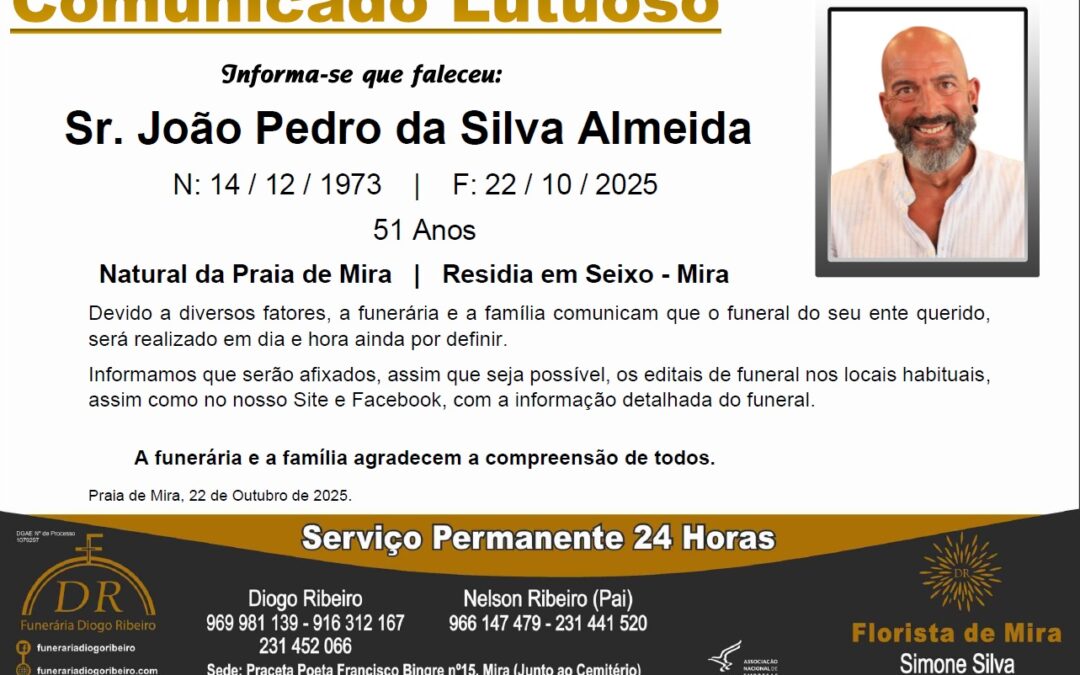 Sr. João Pedro da Silva Almeida