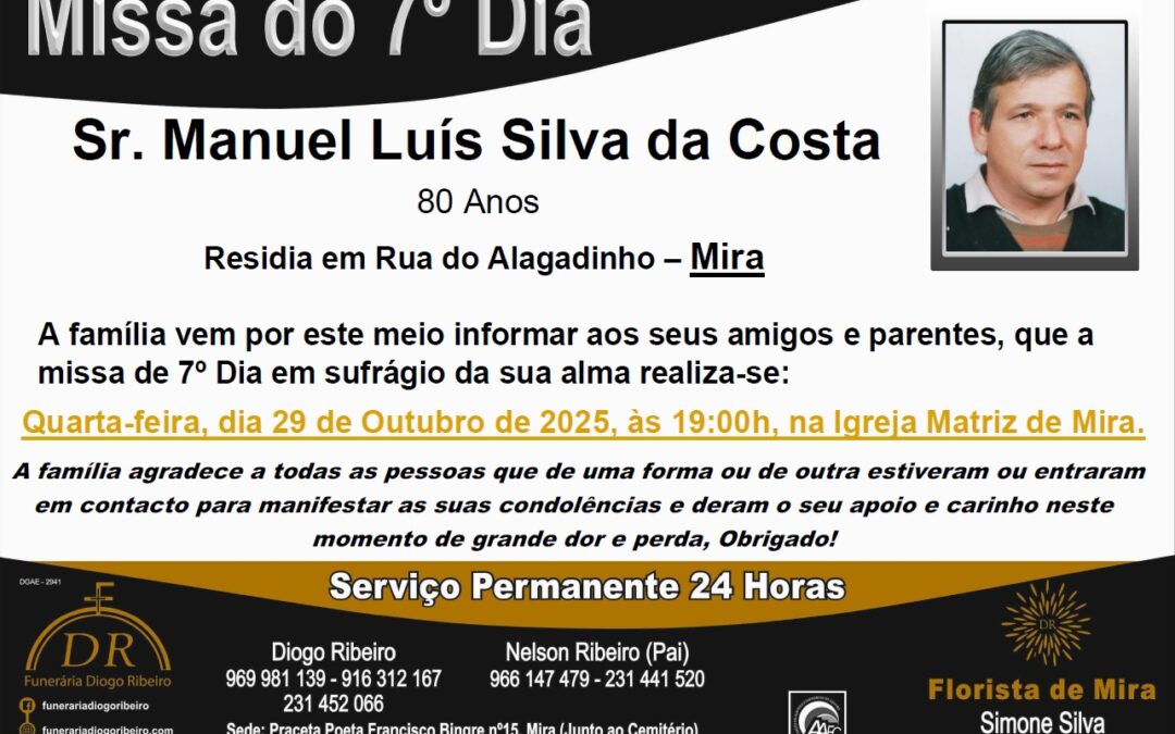 Sr. Manuel Luís da Costa