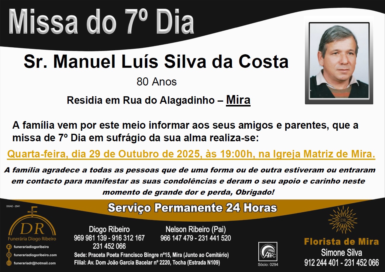 Sr. Manuel Luís da Costa