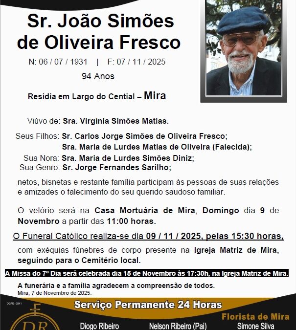 Sr. João Simões de Oliveira Fresco