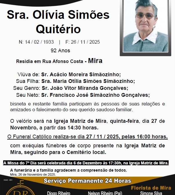 Sra. Olívia Simões Quitério