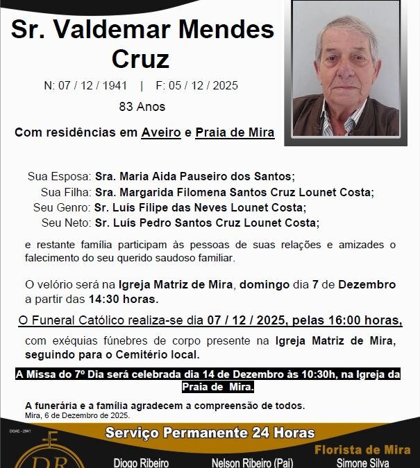 Sr. Valdemar Mendes Cruz